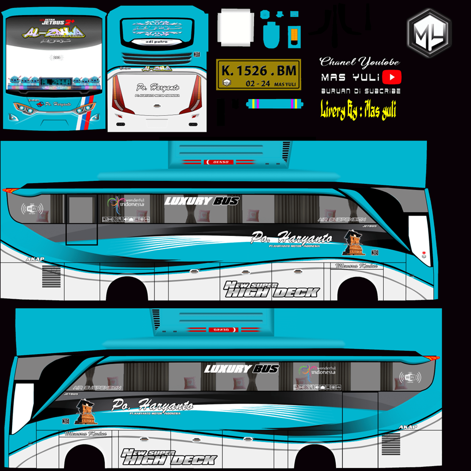 Download Livery BUSSID HD Indonesia