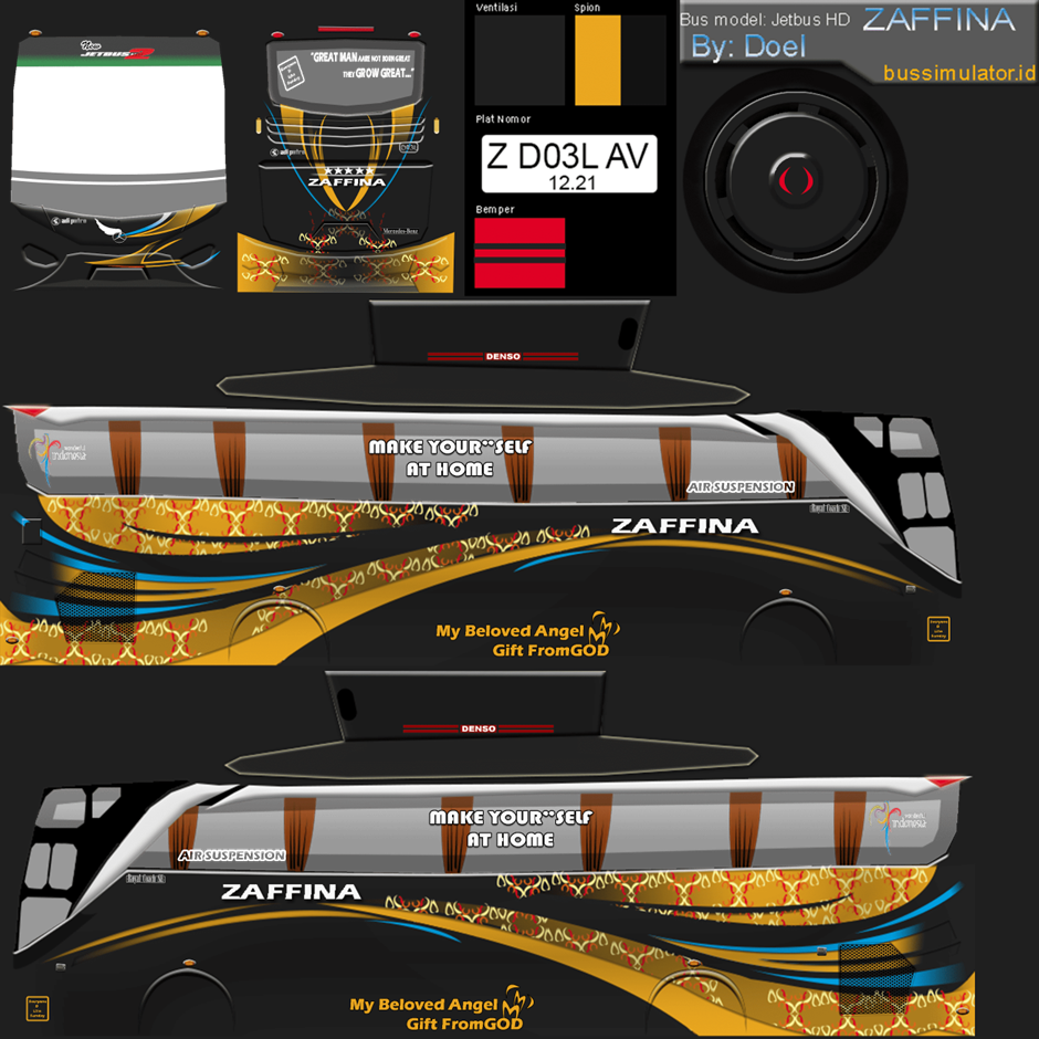 Download Livery BUSSID HD Zaffina