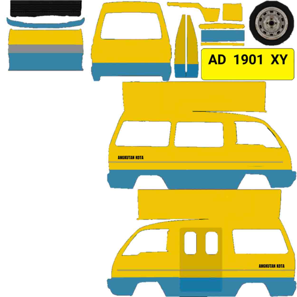 Livery Angkot Bussid Polos