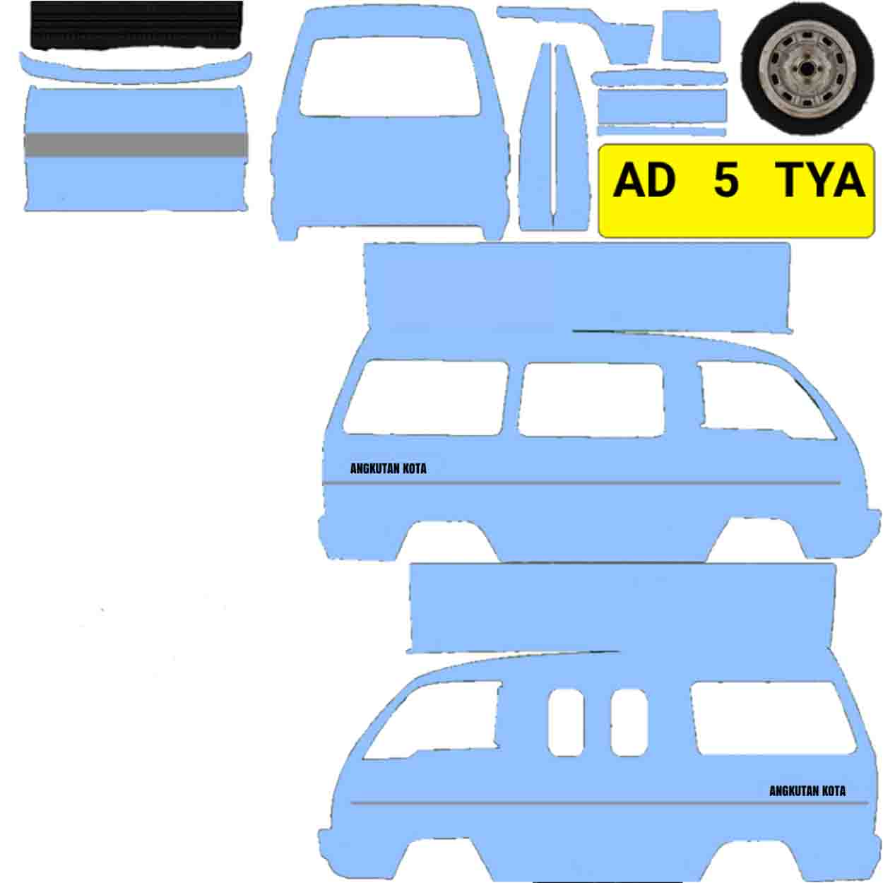 Livery Angkot D Game